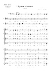 Accordion-scores.com | ScoresHymne à l'amourto download in pdf